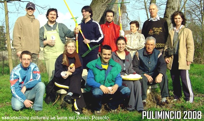 foto di gruppo ai partecipanti di PULIMINCIO 2008.
